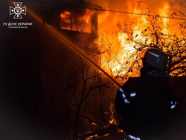 У Харкові прильоти Shahed і пожежі, четверо постраждалих, серед них дитина